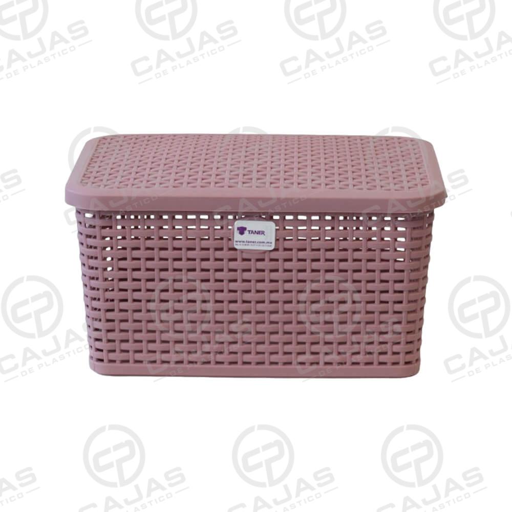 Caja Rattan Con Tapa Mexico CDMX 01