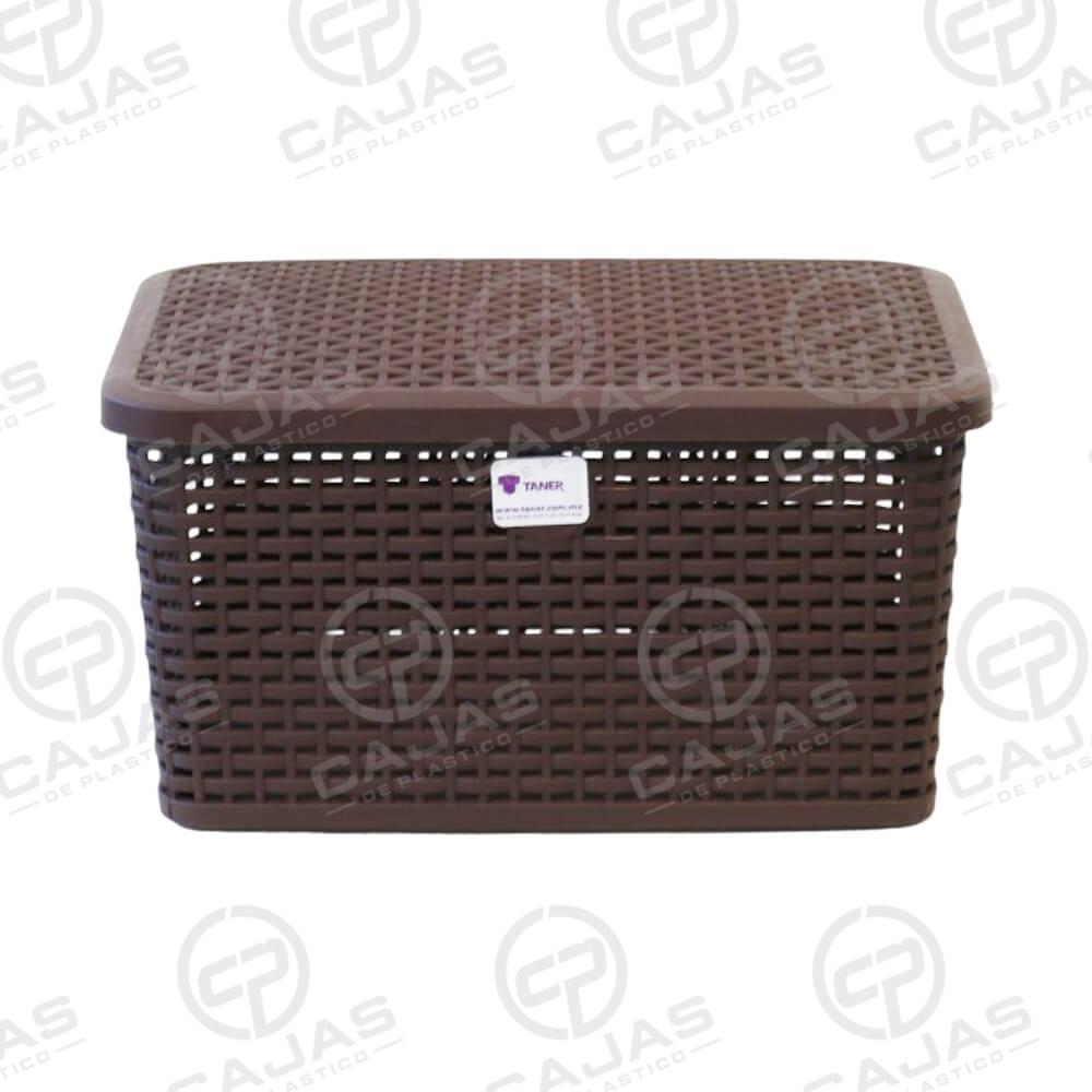 Caja Rattan Con Tapa Mexico CDMX 02